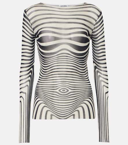 Top The Navy Blue Morphing Body - Jean Paul Gaultier - Modalova