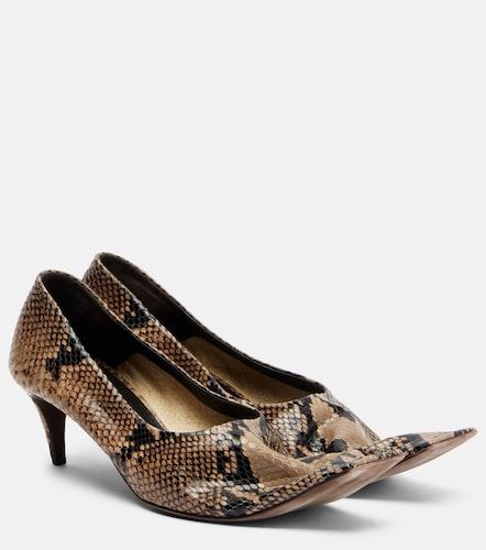 Escarpins Marlene en cuir façon serpent - Khaite - Modalova