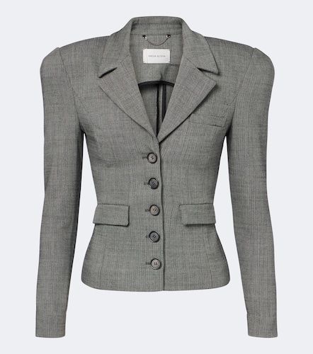 Veste en laine mélangée à chevrons - Magda Butrym - Modalova