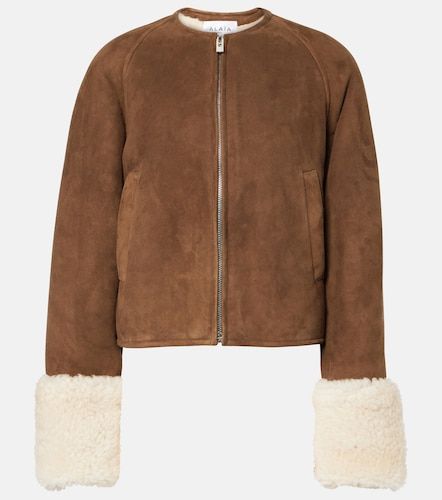 Alaïa Veste en daim et peau lainée - Alaia - Modalova