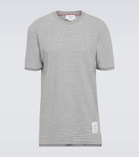 Thom Browne T-shirt en coton rayé - Thom Browne - Modalova
