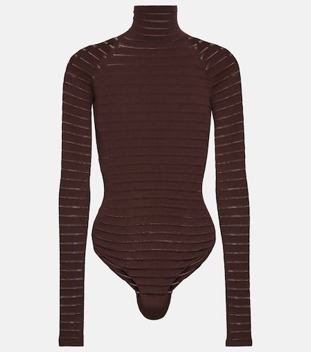 Alaïa Body rayé à col roulé - Alaia - Modalova