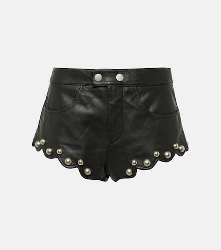 Isabel Marant Short Alana en cuir - Isabel Marant - Modalova