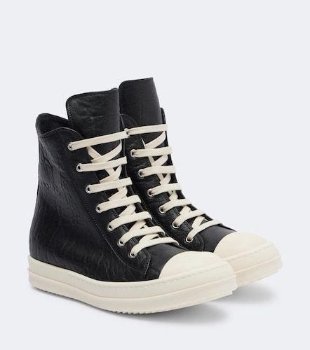 Baskets montantes en cuir - Rick Owens - Modalova
