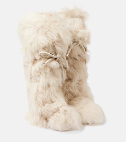 Bottines après-ski Gaia en shearling - Moncler Grenoble - Modalova