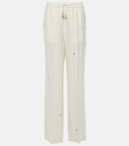Pantalon ample en soie et coton - Loewe - Modalova
