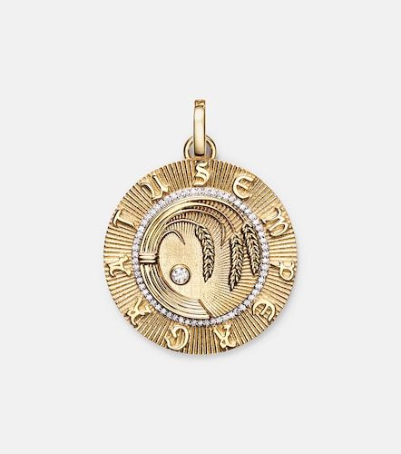 Pendentif Infinite Gratitude Large en or 18 ct et diamant - FoundRae - Modalova