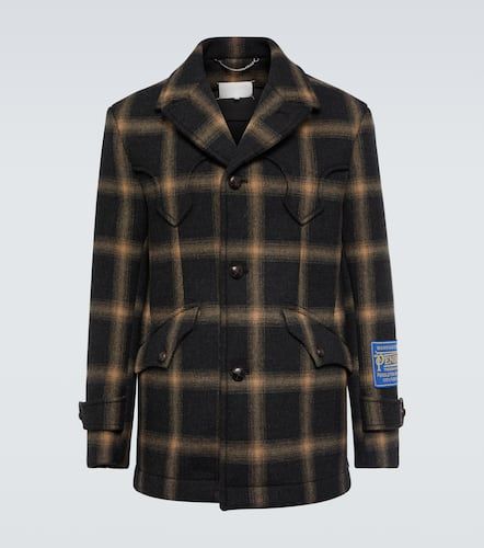 Veste en tweed à carreaux - Maison Margiela - Modalova