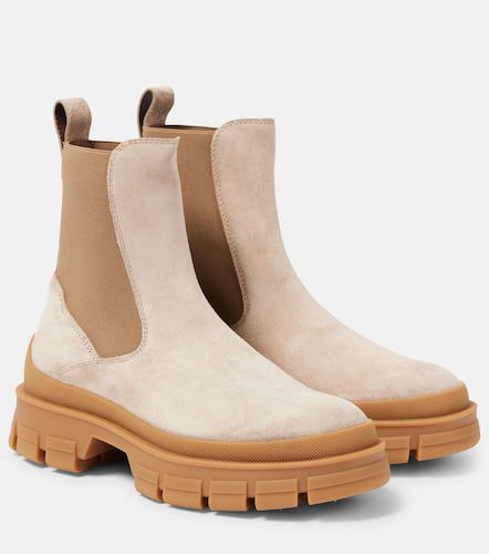 Bottines Chelsea Hevea en daim - Moncler - Modalova