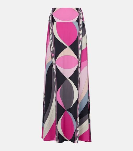 Pucci Jupe longue Marmo en satin - Pucci - Modalova