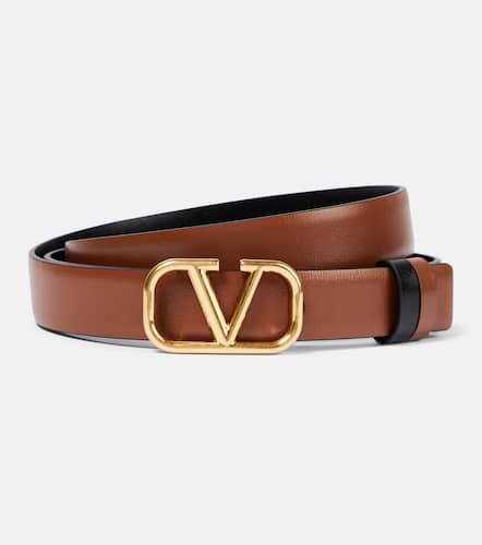 Ceinture VLogo Signature réversible en cuir - Valentino Garavani - Modalova