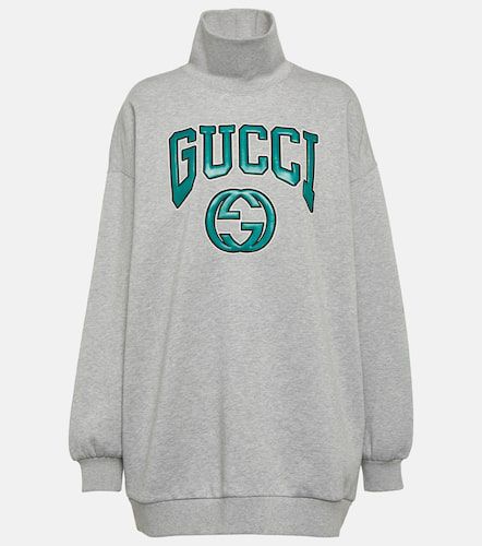 Sweat-shirt Interlocking G en coton - Gucci - Modalova