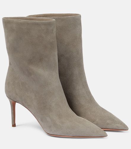 Bottines Matignon 75 en daim - Aquazzura - Modalova