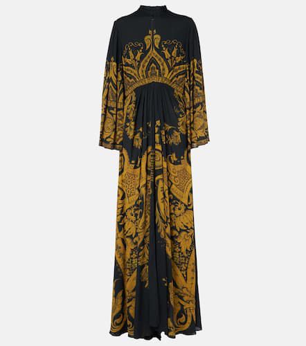 Robe longue imprimée en crêpe - Etro - Modalova