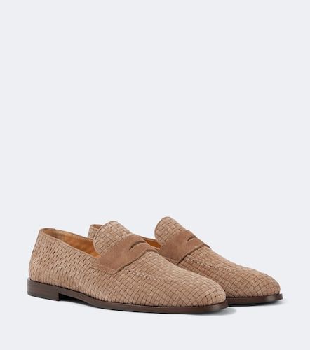 Mocassins en daim - Brunello Cucinelli - Modalova