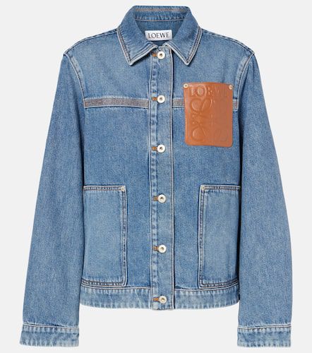 Veste Workwear Anagram en jean - Loewe - Modalova