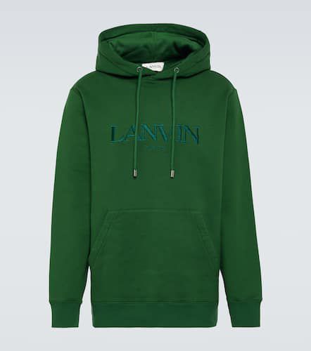 Sweat-shirt à capuche en coton à logo - Lanvin - Modalova