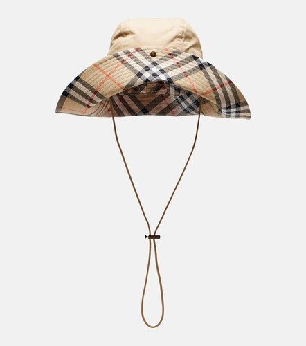 Chapeau Check en gabardine - Burberry - Modalova