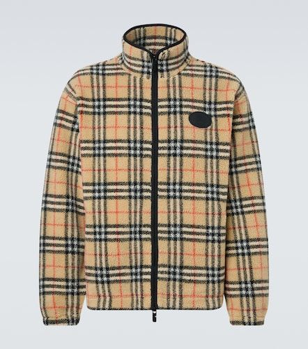 Veste Check en laine mélangée - Burberry - Modalova