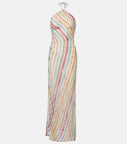 Missoni Robe longue Zigzag en lamé - Missoni - Modalova