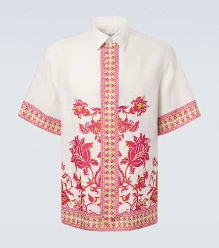 Etro Chemise en lin à fleurs - Etro - Modalova