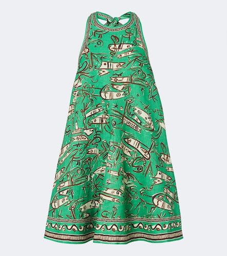 Alémais Robe Fish Sticks en lin à imprimé - Alemais - Modalova