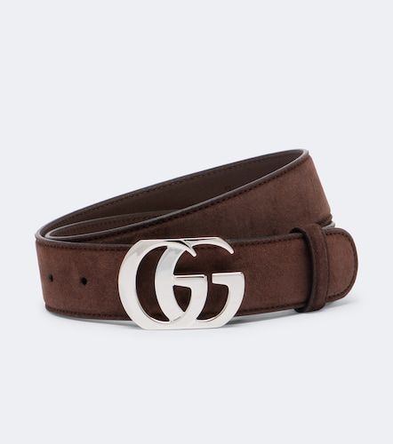 Gucci Ceinture GG Marmont en daim - Gucci - Modalova