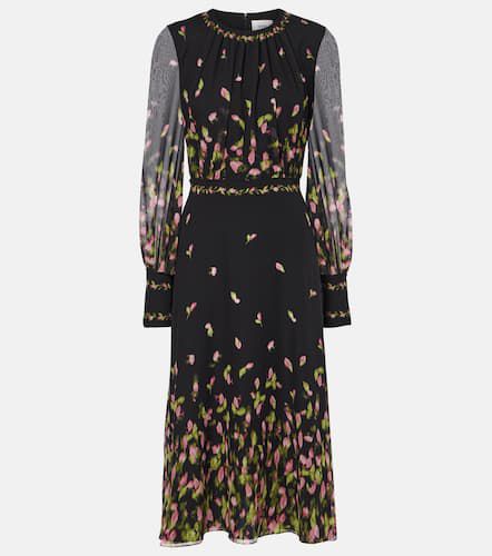 Erdem Robe midi en soie à fleurs - Erdem - Modalova