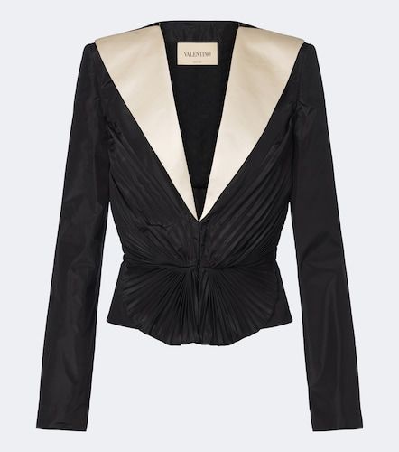 Blazer en taffetas de soie - Valentino - Modalova