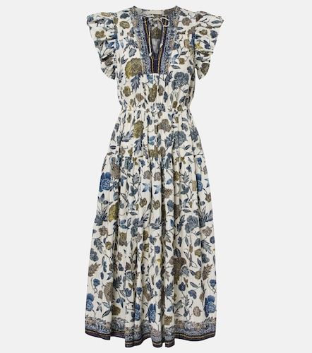 Robe midi Kairi imprimée en coton mélangé - Ulla Johnson - Modalova