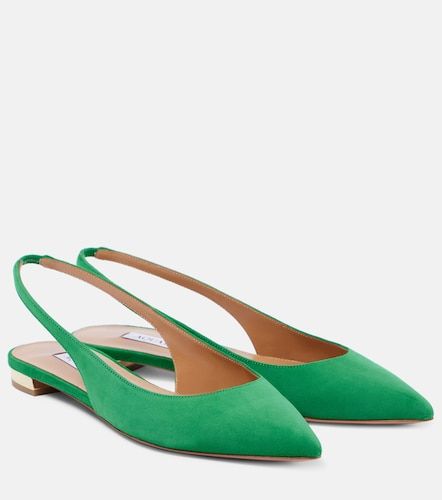 Ballerines slingback Purist en daim - Aquazzura - Modalova