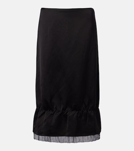 Toteme Jupe midi en satin - Toteme - Modalova