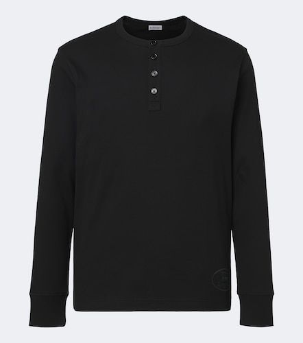 Burberry Top Henley en coton - Burberry - Modalova