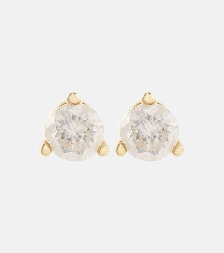 Boucles d'oreilles en or 14 ct et diamants - Stone and Strand - Modalova