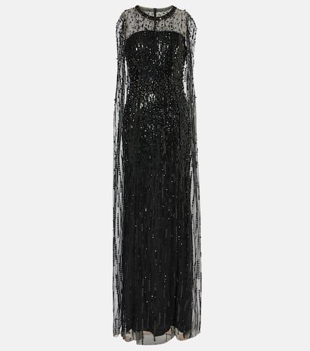 Robe longue à ornements - Jenny Packham - Modalova