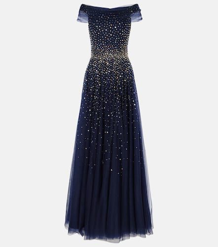 Robe longue Shayla à cristaux - Jenny Packham - Modalova