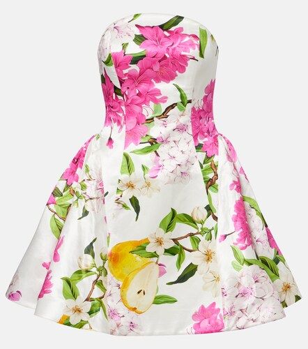 Robe Reese en lin et soie à fleurs - Leo Lin - Modalova