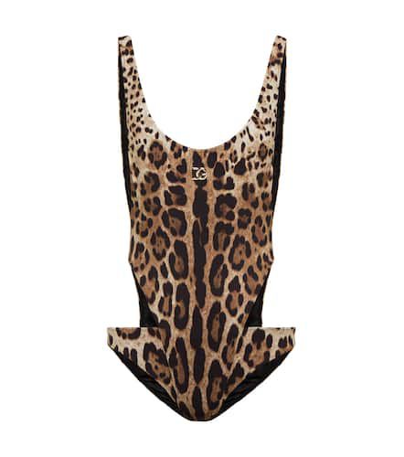 Maillot de bain à motif léopard - Dolce&Gabbana - Modalova