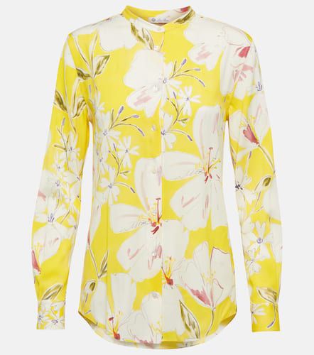 Chemise en soie mélangée à fleurs - Loro Piana - Modalova