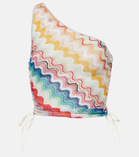 Top raccourci Zig Zag asymétrique - Missoni Mare - Modalova