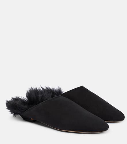 Mules Otto en daim et shearling - Khaite - Modalova