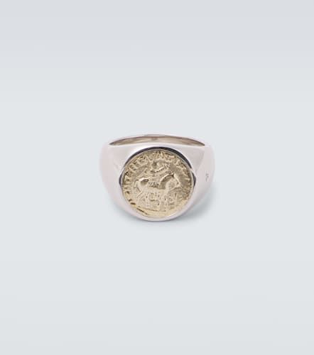 Bague Coin en argent sterling plaqué or - Tom Wood - Modalova