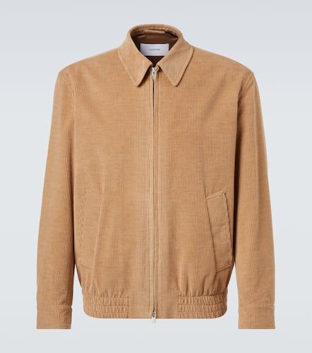 Veste en velours ctel de coton et alpaga - Lardini - Modalova