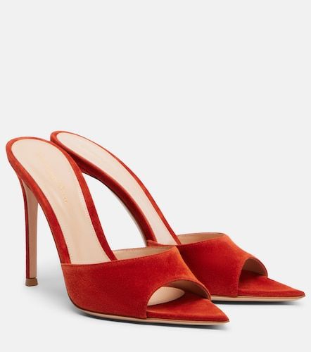 Gianvito Rossi Mules Elle en daim - Gianvito Rossi - Modalova