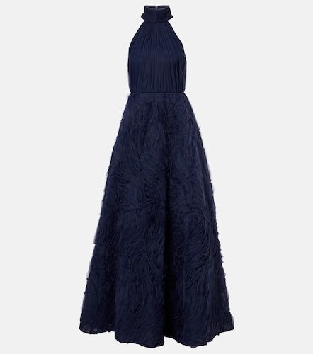 Robe longue Jasmine en tulle plissé - Rebecca Vallance - Modalova