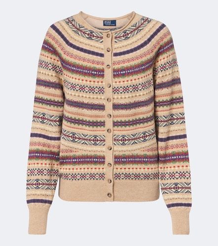 Cardigan Fair Isle en laine mélangée - Polo Ralph Lauren - Modalova