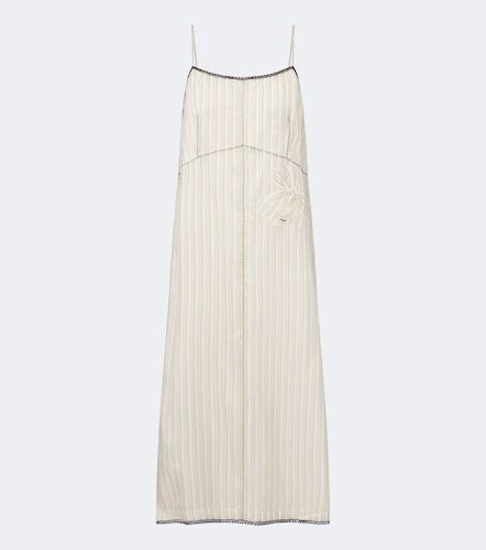 Prada Robe midi rayée à nœud - Prada - Modalova