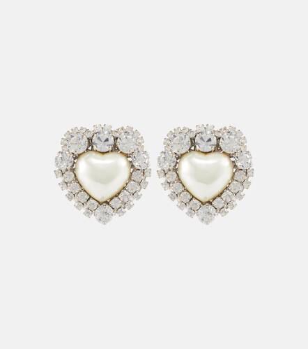 Boucles d’oreilles à perles fantaisie - Alessandra Rich - Modalova