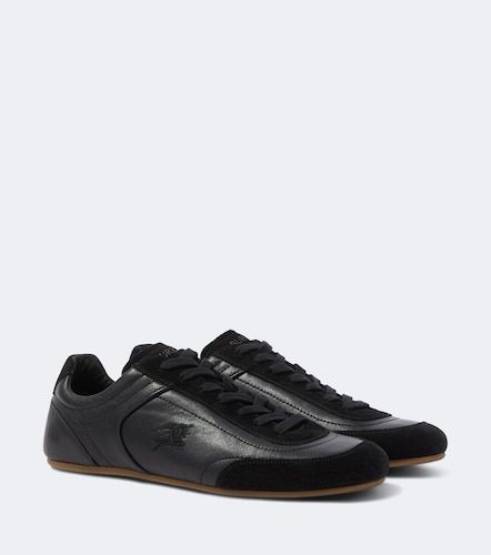 Baskets Knight Runner en cuir - Burberry - Modalova