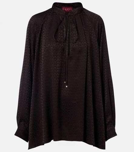 Gucci Chemise en soie imprimée - Gucci - Modalova